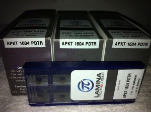 Switzerland Lamina carbide inserts for milling APKT1604PDTR LT30