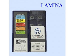 SWISS manufacturer Lamina carbide milling tips APKT100312 PDTE LT30