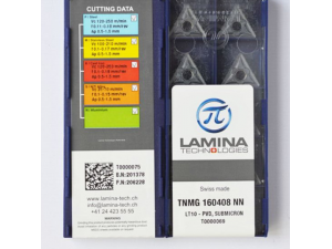 Carbide manufacturer in SWISS Lamina tungsten carbide tips TNMG160408 NN LT10