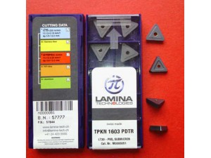 SWISS carbide milling inserts Lamina inserts TPKN1603PDTR LT30