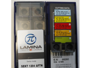 Top quality Lamina lathe tools made in SWISS SEKT1204AFTN LT10