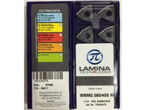 SWISS cutting tools Lamina cnc machine inserts WNMG080408 NN LT10