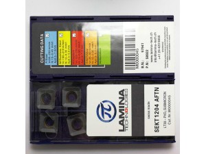 Lamina indexable carbide milling inserts SEKT1204AFTN LT30