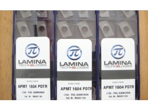 SWISS made Lamina carbide inserts tungsten for milling APMT1604