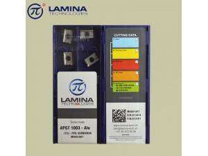 Lamina inserts indexable milling carbide inserts APGT1003-Alu LT05