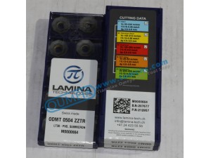 Lamina round carbide milling inserts for face milling cutters