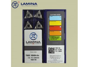 Lamina triangle carbide bits for turning tools