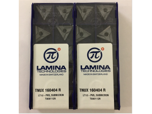 Lamina indexable carbide turning tools