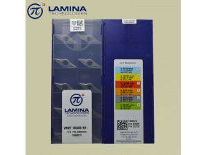 Lamina solid carbide turning blades