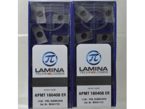 Lamina solid carbide milling inserts