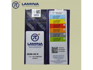 Lamina grooving cnc tool blade