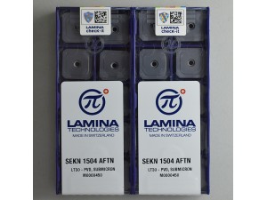 Lamina square carbide tips for metal milling