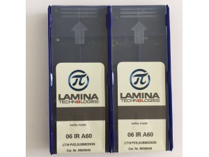 Lamina tungsten carbide threaded inserts 06IR A60 LT10