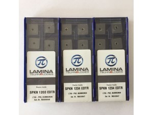 Lamina SPKN square inserts carbide for metal milling SPKN1203EDTR LT30