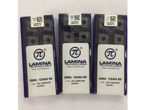 Lamina CNMG cnc insert type from Swiss CNMG120404 NN LT10