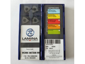 Lamina WCMX U drill inserts carbide WCMX06T308 NN LT30