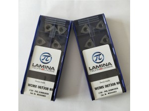 Lamina indexable drilling carbide inserts WCMX06T308 NN LT30